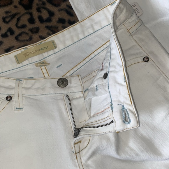 AGAVE Jeans Women’s Size 28 Size 6 Agave Slim Boot Cut Jeans Agave Nectar White - Picture 4 of 16